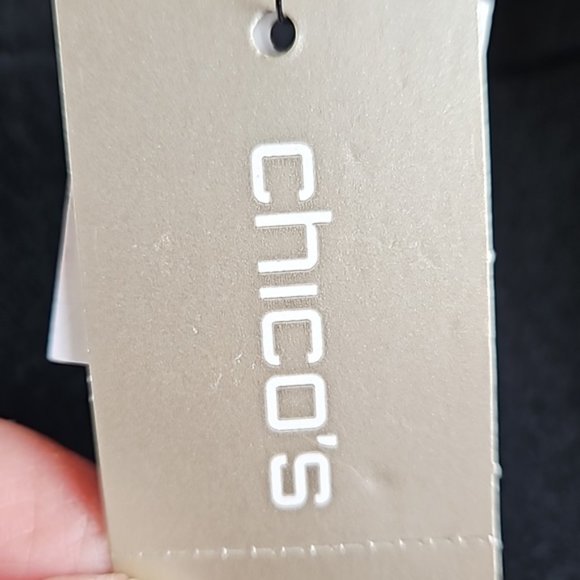 Chico's | NWT Women's Multi Avery Beaded Gold Chain Leather Belt Sz S/M - Picture 9 of 13